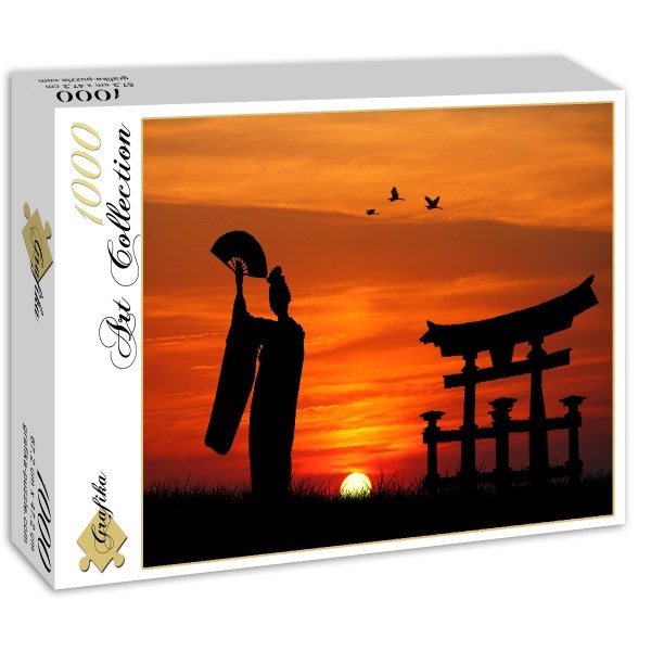 Grafika (00653) - "Geisha at Sunset" - 1000 pezzi