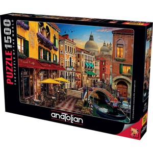 Anatolian (4553) - David McLean: "Canal Cafe Venice" - 1500 pezzi