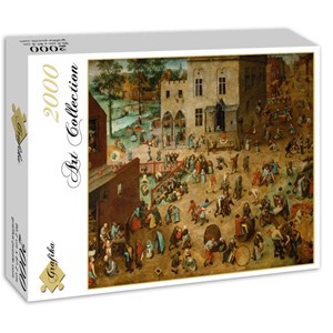 Grafika (00709) - Pieter Brueghel the Elder: "Children's Games, 1560" - 2000 pezzi