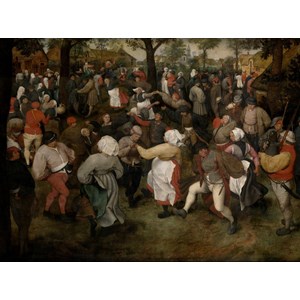 Grafika (00714) - Pieter Brueghel the Elder: "The Wedding Dance, 1566" - 2000 pezzi