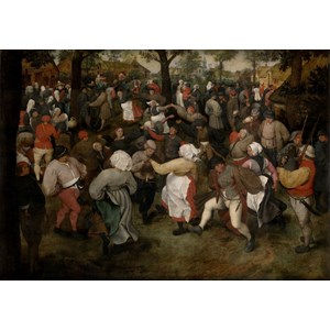 Grafika (00715) - Pieter Brueghel the Elder: "The Wedding Dance, 1566" - 1000 pezzi