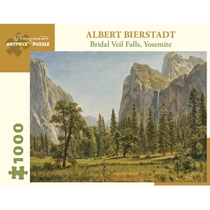 Pomegranate (aa1029) - Albert Bierstadt: "Bridal Veil Falls, Yosemite Valley, California" - 1000 pezzi
