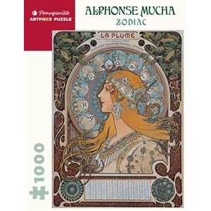 Pomegranate (aa1085) - Alphonse Mucha: "Zodiac" - 1000 pezzi