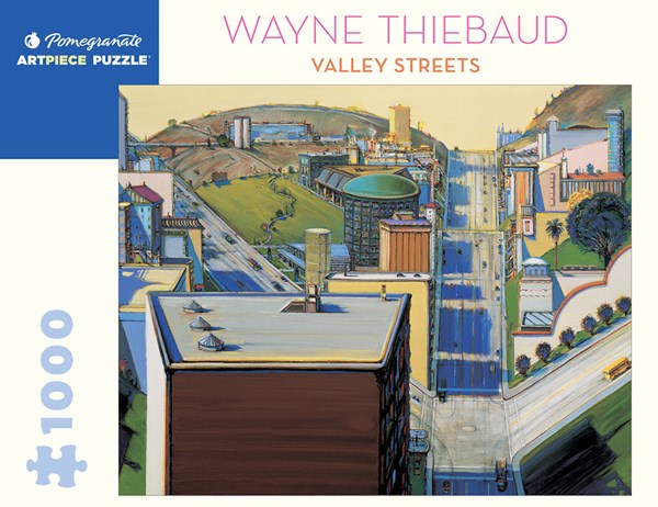 Pomegranate (aa1080) - Wayne Thiebaud: "Valley Streets" - 1000 pezzi