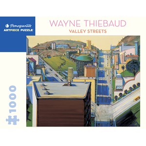 Pomegranate (aa1080) - Wayne Thiebaud: "Valley Streets" - 1000 pezzi