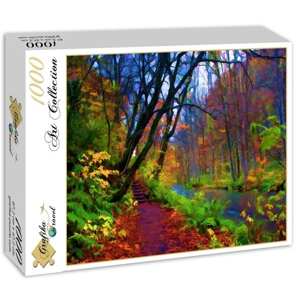 Grafika (01664) - "Stylized Autumn Forest" - 1000 pezzi