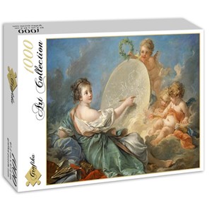 Grafika (01794) - François Boucher: "Allegory of Painting, 1765" - 1000 pezzi