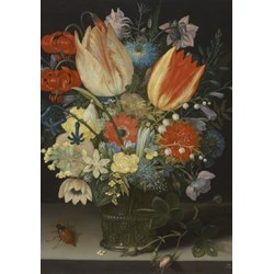 Grafika (01582) - Peter Binoit: "Still Life with Tulips, 1623" - 1000 pezzi