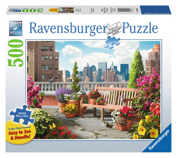 Ravensburger (14868) - Alan Giana: "Rooftop Garden" - 500 pezzi