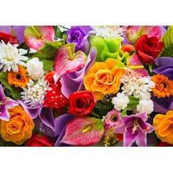 Grafika (01134) - "Artificial Bunch of Flowers" - 1000 pezzi