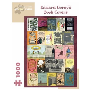 Pomegranate (aa1043) - Edward Gorey: "Edward Gorey's Book Covers" - 1000 pezzi