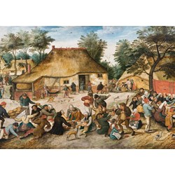 Grafika (00696) - Pieter Brueghel the Elder: "The Peasant Wedding, 1568" - 1000 pezzi