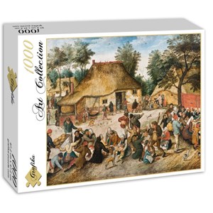 Grafika (00696) - Pieter Brueghel the Elder: "The Peasant Wedding, 1568" - 1000 pezzi