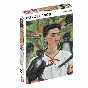 Piatnik (5509) - "Frida Kahlo, Self-portrait" - 1000 pezzi