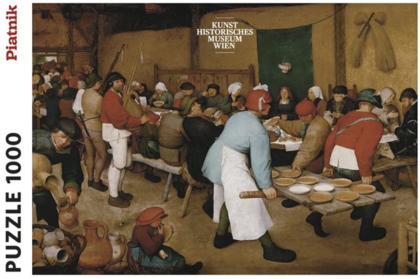 Piatnik (5483) - Pieter Brueghel the Elder: "Peasant Wedding" - 1000 pezzi