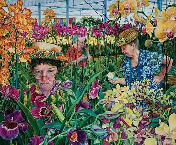 SunsOut (44272) - Susan Brabeau: "Orchids with Mantis" - 1000 pezzi