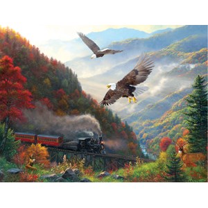 SunsOut (53135) - Mark Keathley: "Great Smoky Mountain Railroad" - 500 pezzi