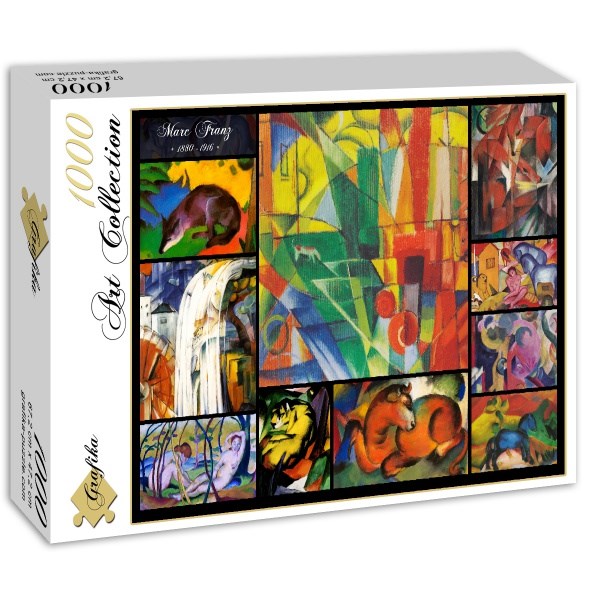 Grafika (00855) - Franz Marc: "Collage" - 1000 pezzi