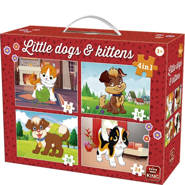 King International (05641) - "Little Dogs & Kittens" - 12 16 20 24 pezzi