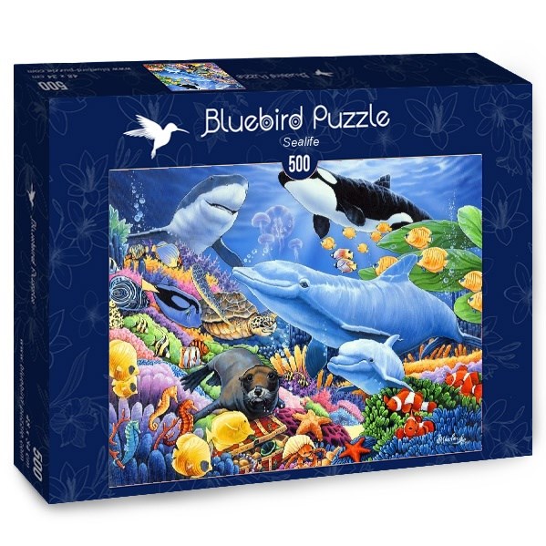 Bluebird Puzzle (70084) - Jenny Newland: "Sealife" - 500 pezzi