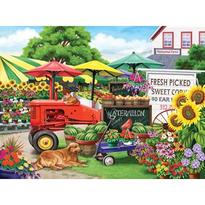 SunsOut (63016) - Nancy Wernersbach: "Farm Stand Bounty" - 300 pezzi