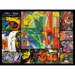 Grafika (00844) - Franz Marc: "Franz Marc, Collage" - 2000 pezzi