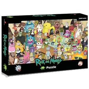 Winning Moves Games (39703) - "Rick and Morty" - 1000 pezzi