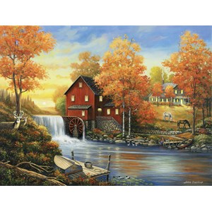 SunsOut (62118) - John Zaccheo: "Sunset at the Old Mill" - 300 pezzi