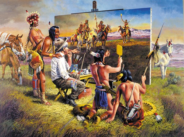 SunsOut (36009) - Don Crook: "A Brush with the Past" - 1000 pezzi