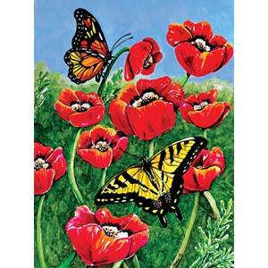 SunsOut (71455) - Charlsie Kelly: "Monarch and Swallowtails" - 1000 pezzi