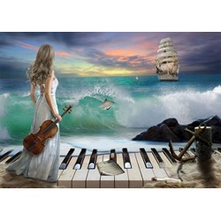 Art Puzzle (4468) - "Sea Symphony" - 1000 pezzi