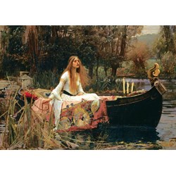 Art Puzzle (5478) - John William Waterhouse: "The Lady of Shalott, 1888" - 2000 pezzi