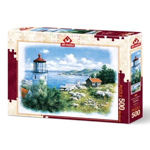 Art Puzzle (5076) - "Lantern on the Shore" - 500 pezzi