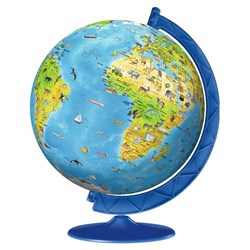 Ravensburger (11160) - "Children's Globe in German" - 180 pezzi