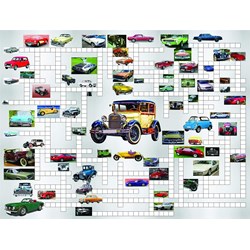 SunsOut (10166) - Irv Brechner: "Puzzle Combo, Classic Cars" - 500 pezzi