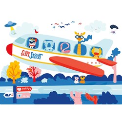 Buffalo Games (39601) - "So Fly (Silly Street)" - 48 pezzi