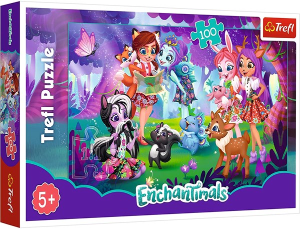 Trefl (16348) - "Enchantimals" - 100 pezzi