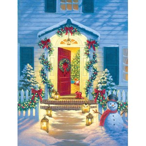 SunsOut (55942) - Corbert Gauthier: "Christmas Porch" - 500 pezzi