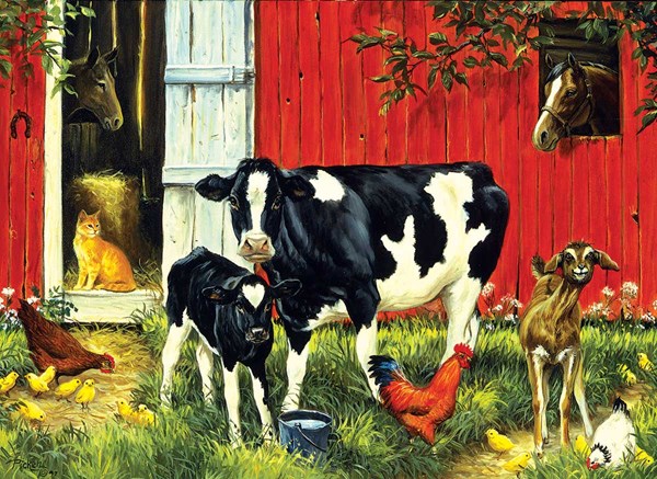 SunsOut (52624) - Linda Picken: "Old MacDonald's Farm" - 500 pezzi