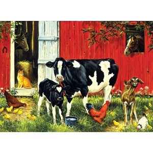 SunsOut (52624) - Linda Picken: "Old MacDonald's Farm" - 500 pezzi
