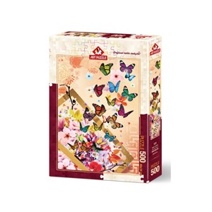 Art Puzzle (4200) - "Butterflies" - 500 pezzi