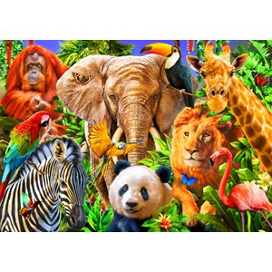 Bluebird Puzzle (70391) - Adrian Chesterman: "Animals for kids" - 150 pezzi