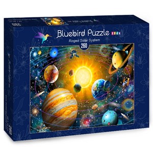 Bluebird Puzzle (70383) - Adrian Chesterman: "Ringed Solar System" - 260 pezzi
