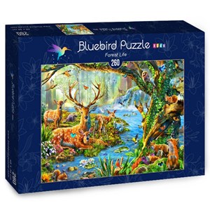 Bluebird Puzzle (70385) - Adrian Chesterman: "Forest Life" - 260 pezzi