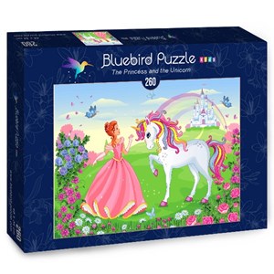 Bluebird Puzzle (70376) - Olena Piatenko: "The Princess and the Unicorn" - 260 pezzi