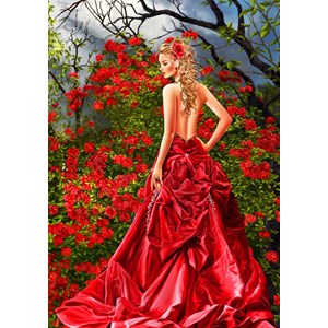 Bluebird Puzzle (70276) - Nene Thomas: "Tais in Red" - 1500 pezzi
