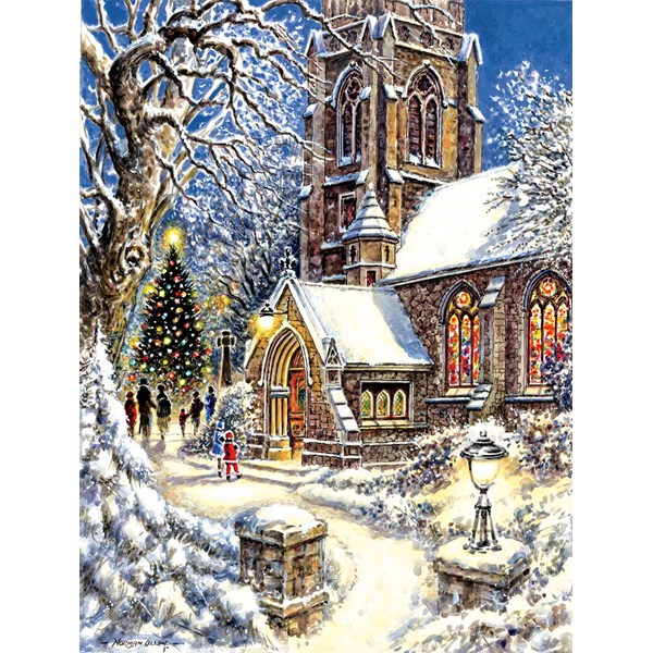 SunsOut (44121) - "Church in the Snow" - 300 pezzi