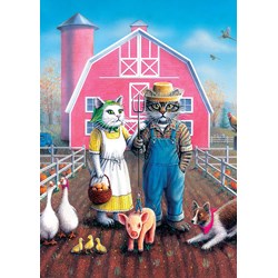 Art Puzzle (5028) - Don Roth: "Cat Farm" - 260 pezzi