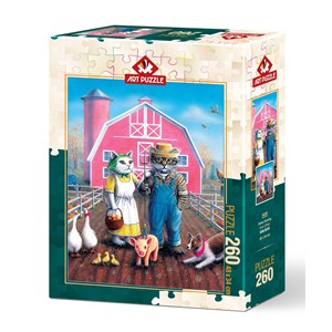 Art Puzzle (5028) - Don Roth: "Cat Farm" - 260 pezzi