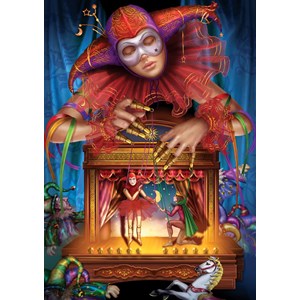 Art Puzzle (5077) - Ciro Marchetti: "Masked Puppeteer" - 500 pezzi